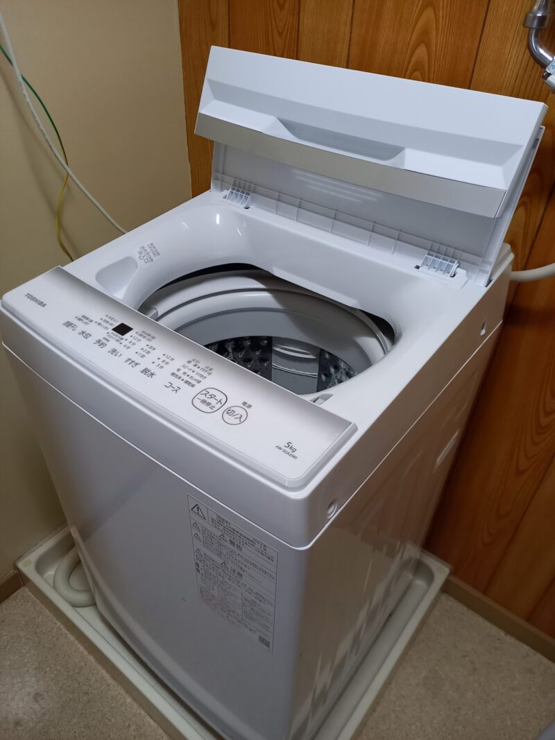 単身赴任先でレンタルした洗濯機
