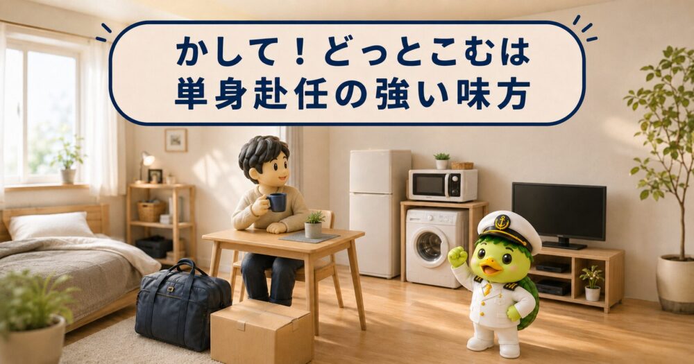 かして！どっとこむは単身赴任の強い味方