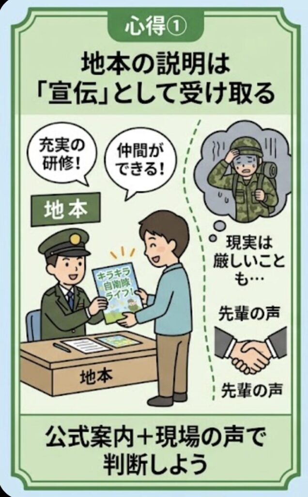 地本の説明は「宣伝」として受け取る