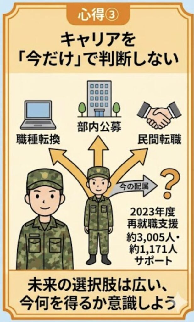 キャリアを「今だけ」で判断しない