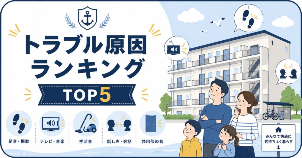 集合住宅トラブル原因ランキングTOP5