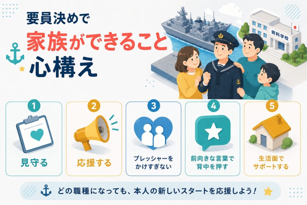 要員決めで家族ができることと心構え