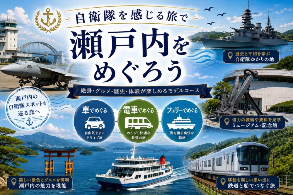 広島・山口で自衛隊を感じる旅のまとめ