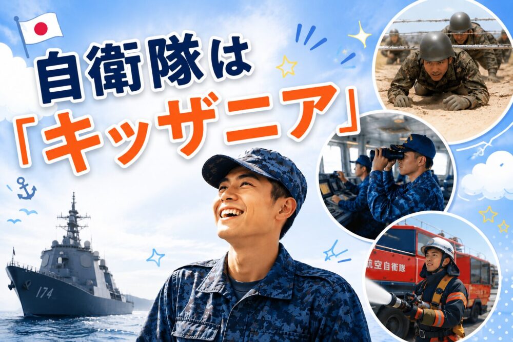 自衛官候補生の任命式のイメージ