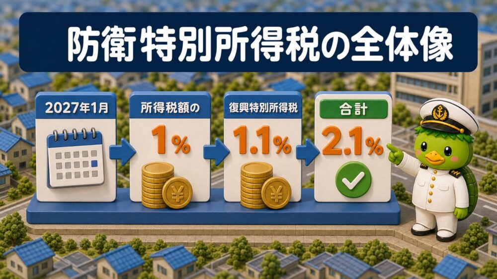 防衛特別所得税の全体像