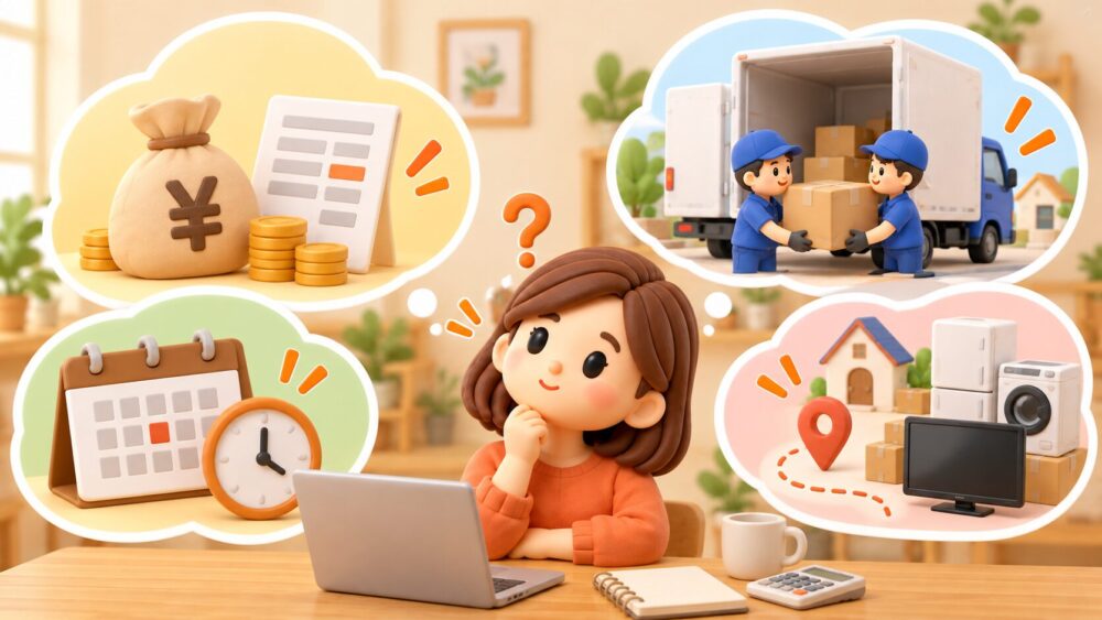 申し込み前に確認したい料金と配送条件